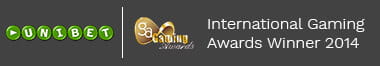 Unibet - The International Gaming Awards Winner 2014