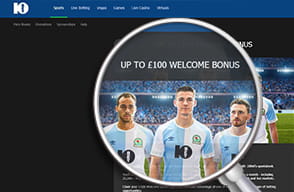 10Bet sign-up bonus