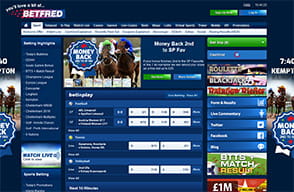 Betfred homepage