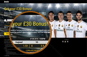 Overview of the Welcome Offer at bwin